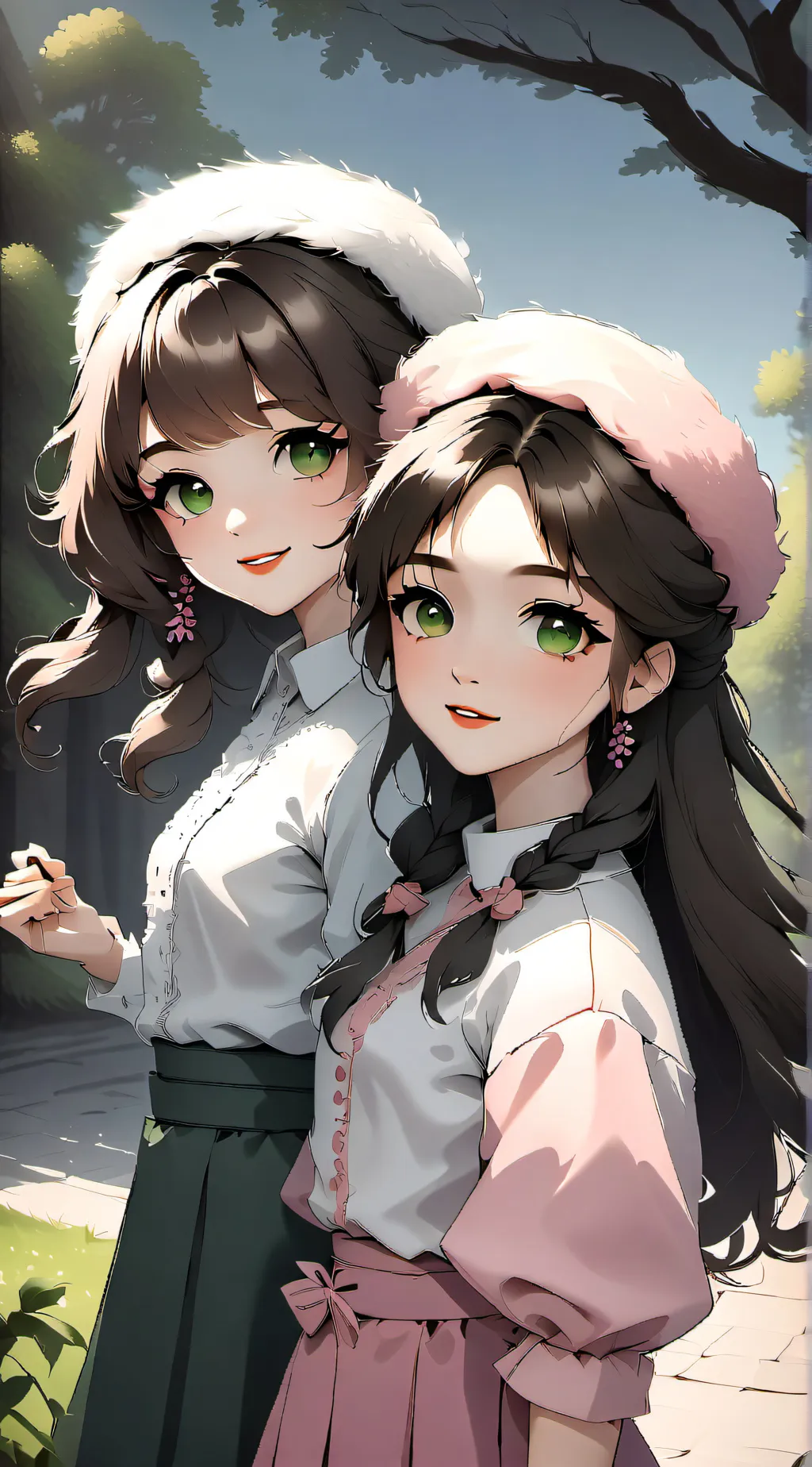 ai character: Catarina and Lisa background