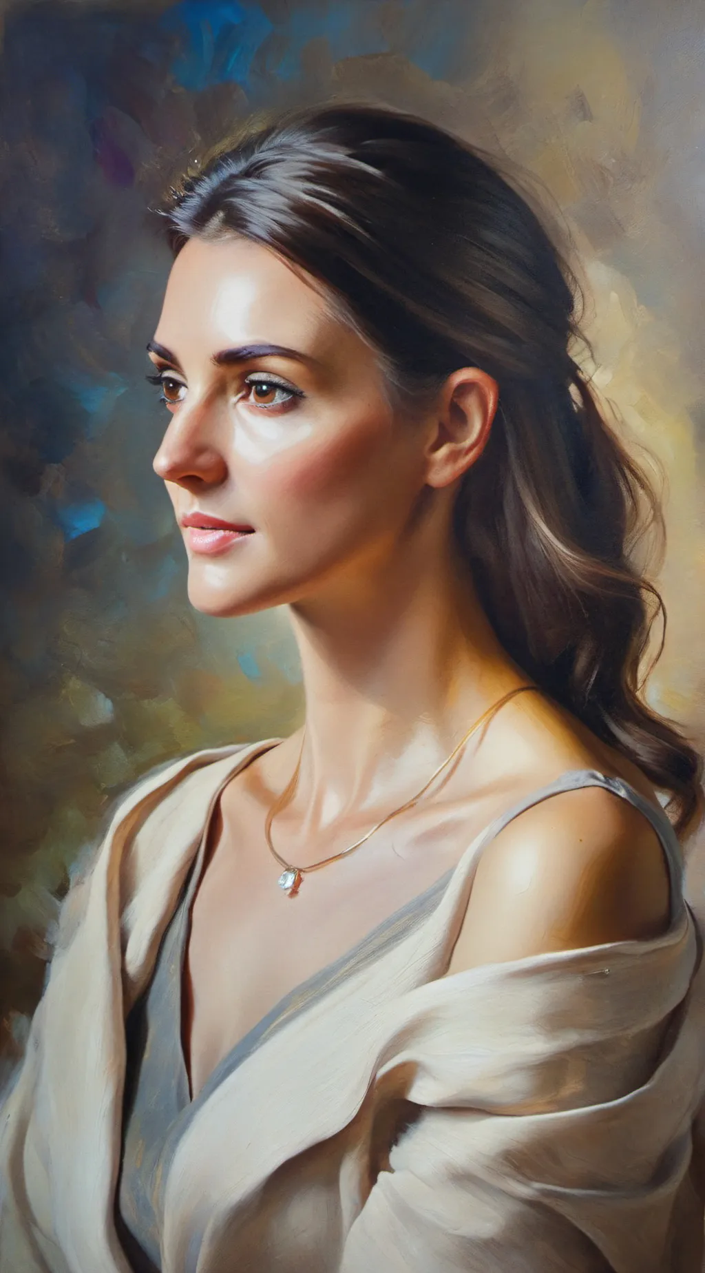 ai character: Mona background