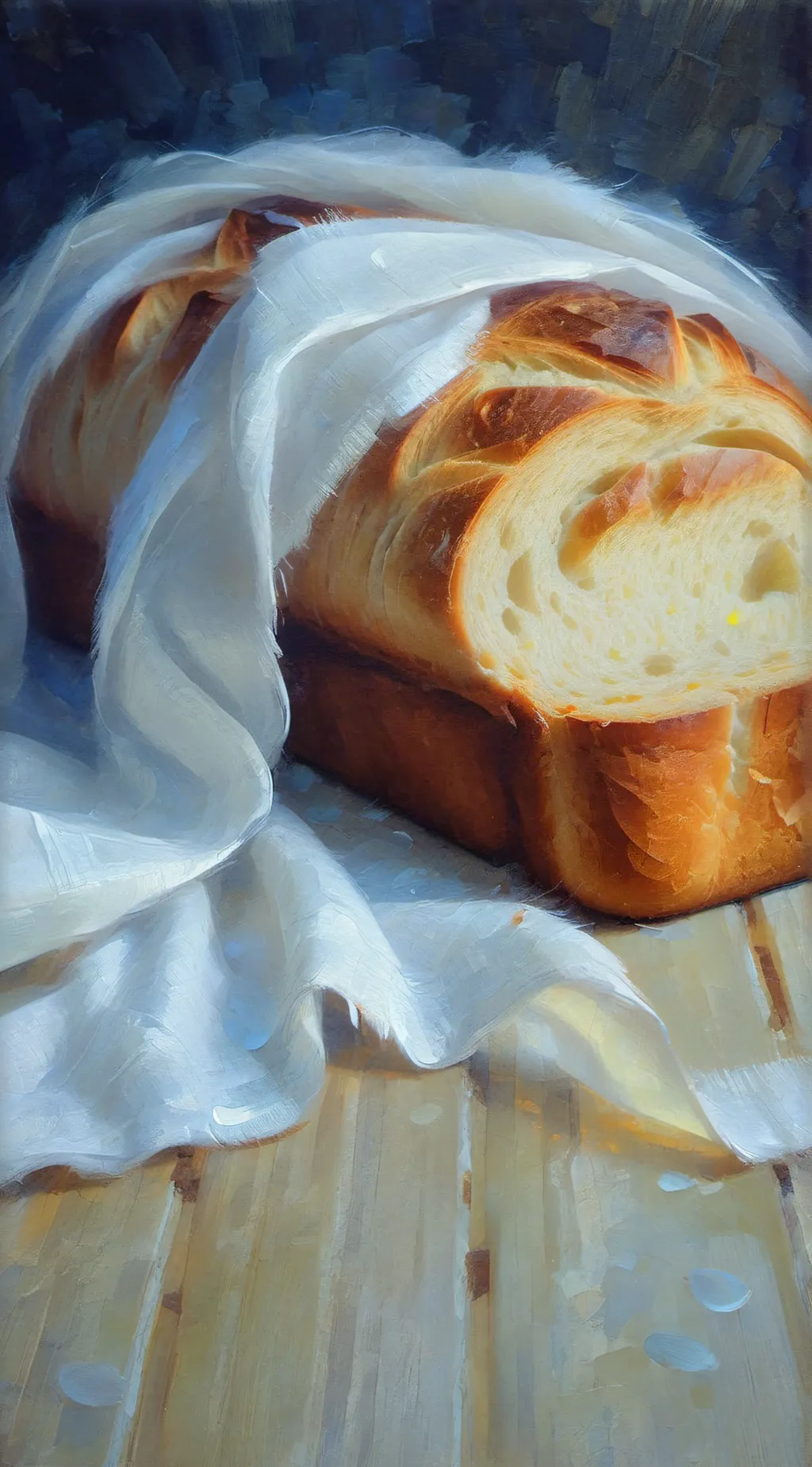 ai character: Bread background