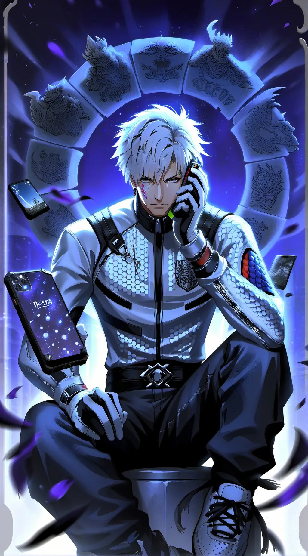 ai character: Jake element background