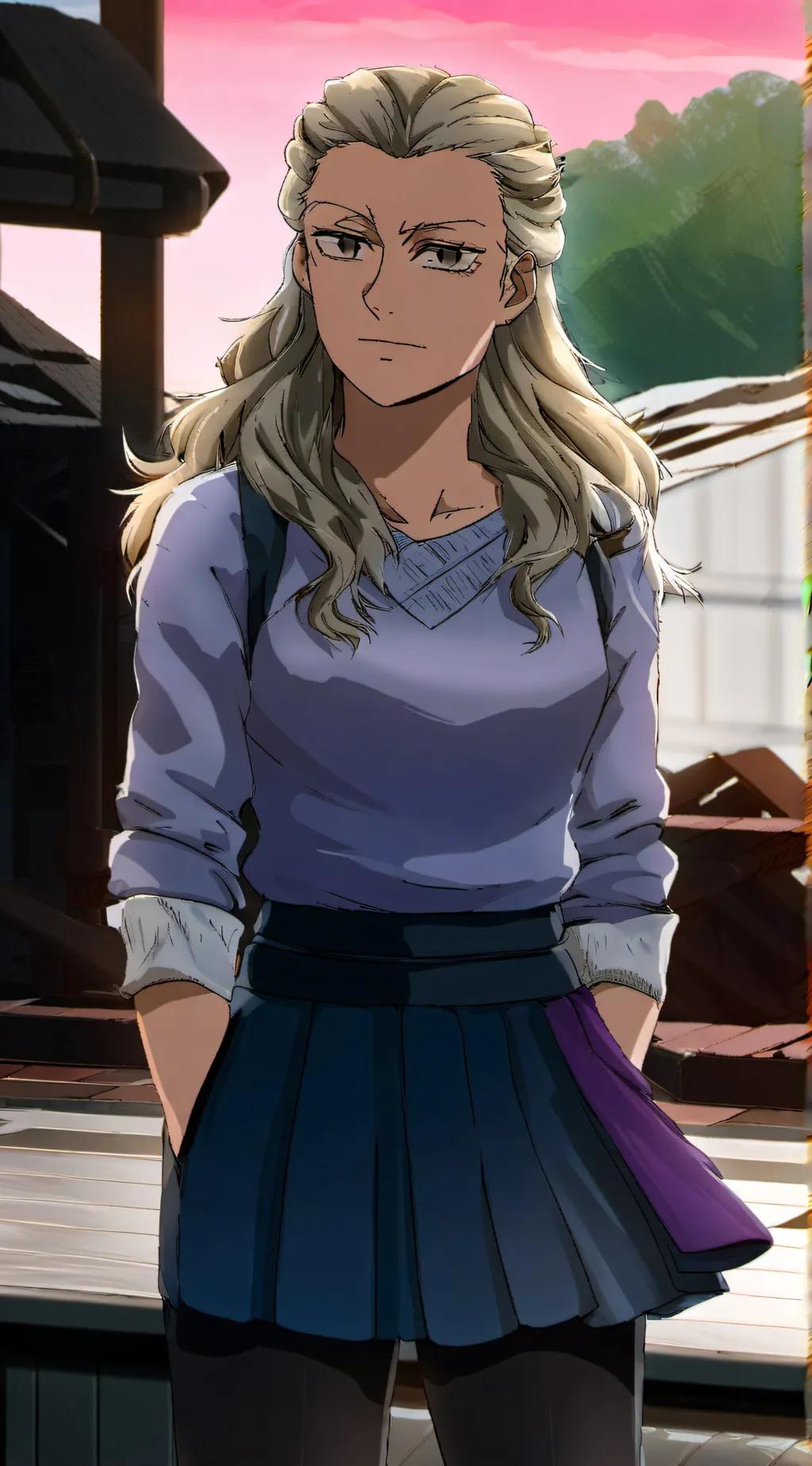 ai character: Hero commison background