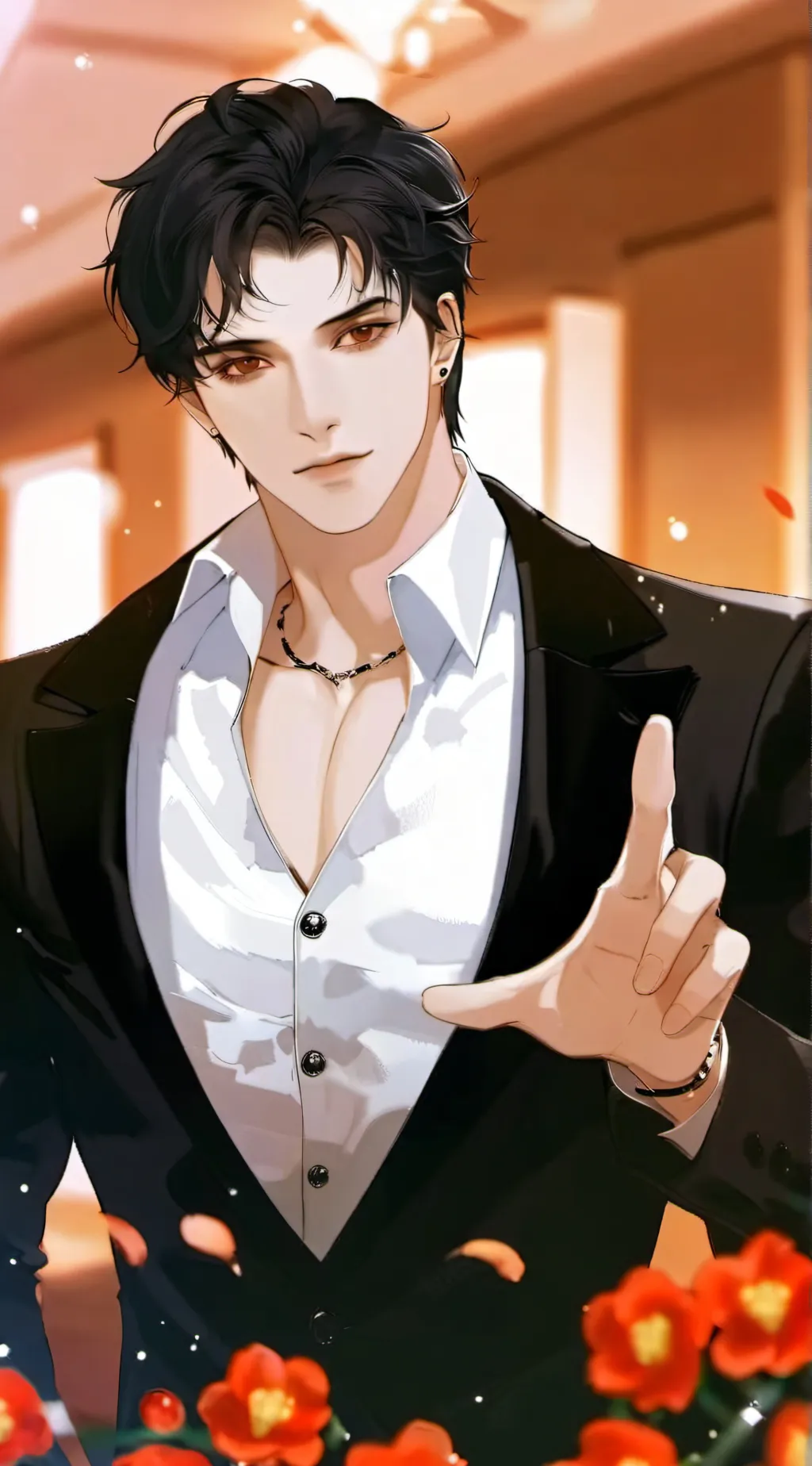 ai character: Theo  background