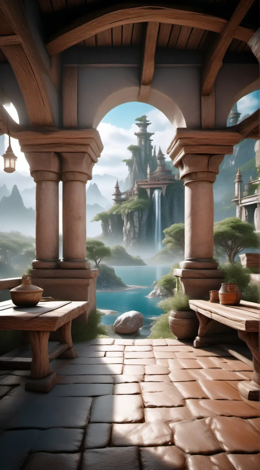 ai character: fanasty world  background