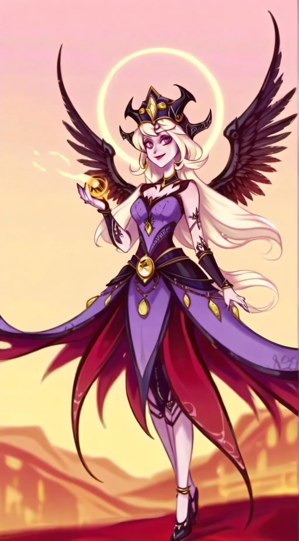 ai character: Andria Morningsta background