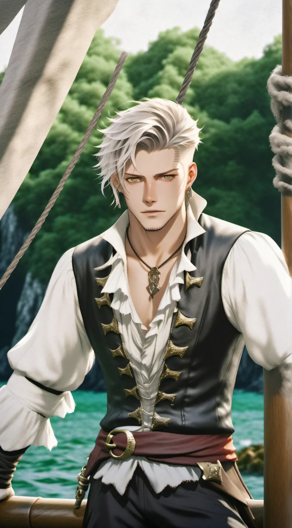 ai character: William J. Cruz background