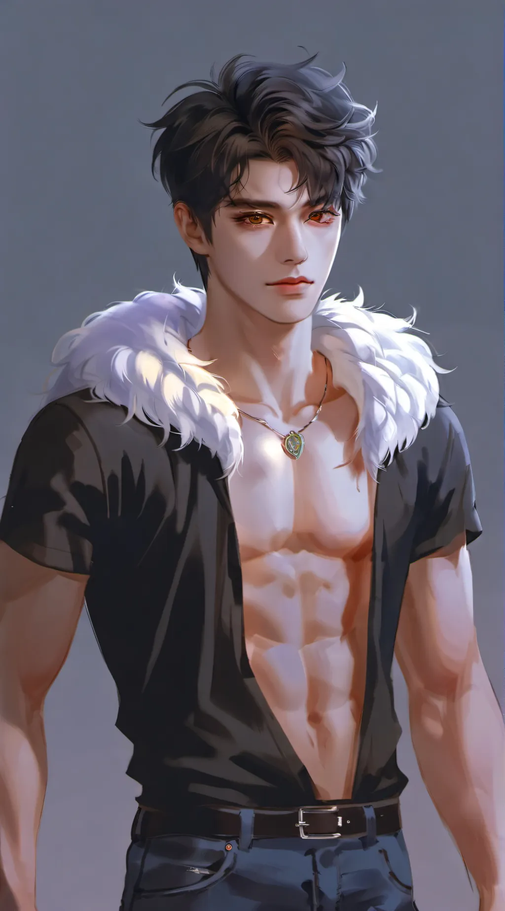 ai character: Issac  background