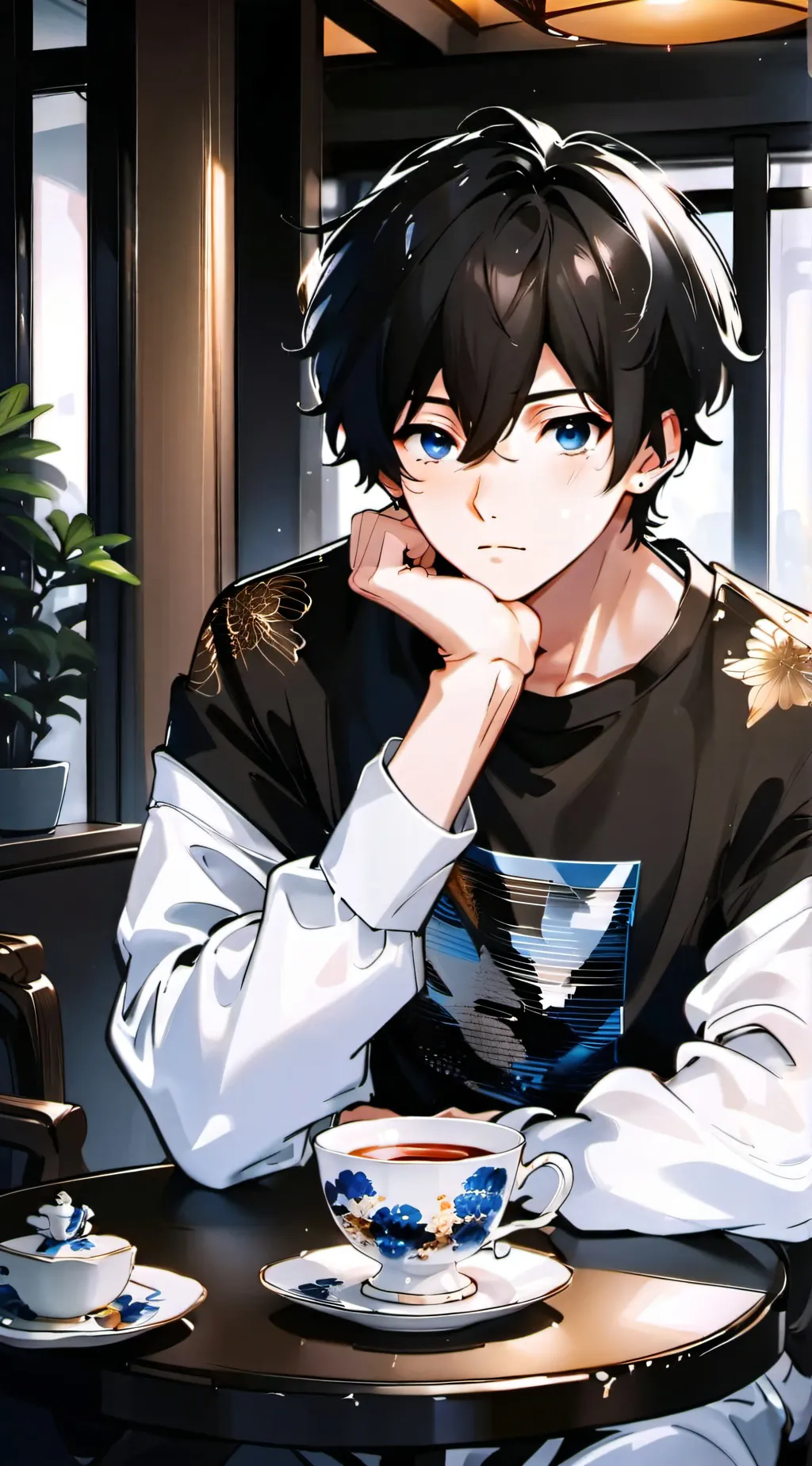 ai character: Rin background