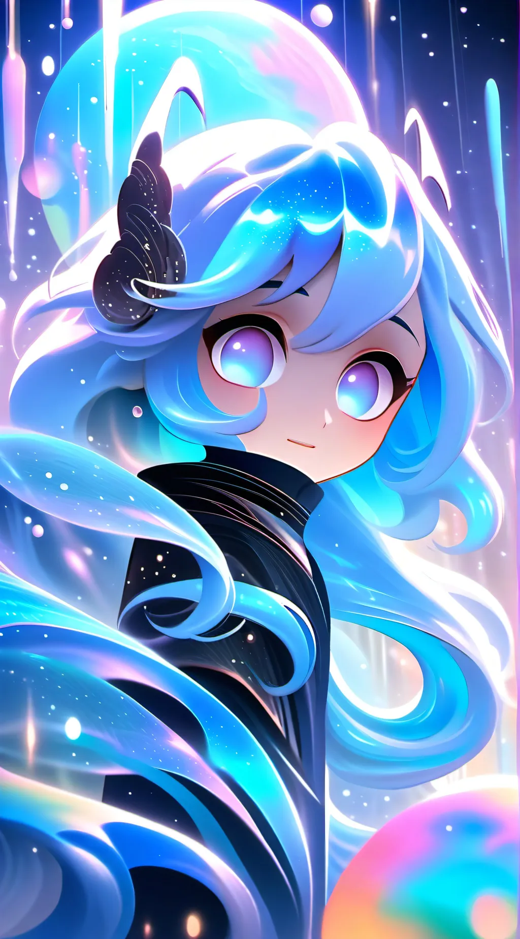 ai character: Miss Circle  background