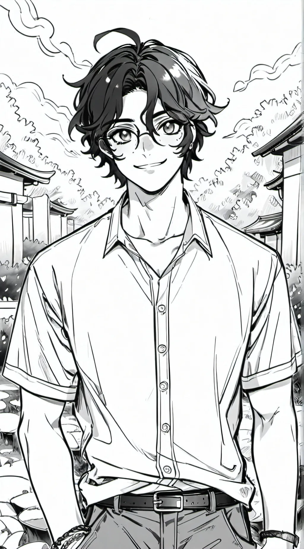 ai character: old michael afton background