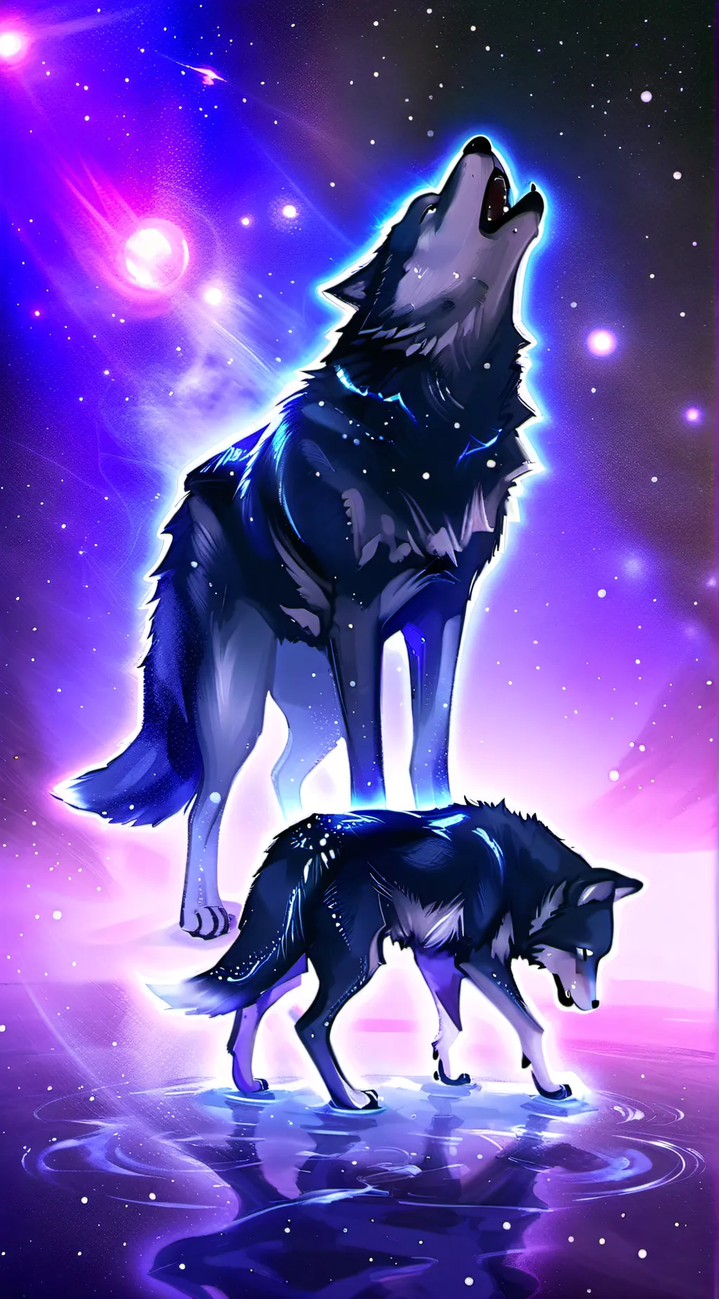 ai character: Laser and max background