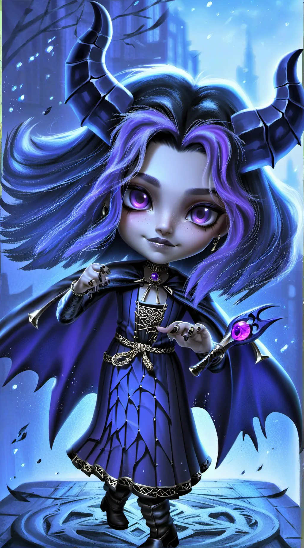 ai character: Crystal_Moon💜🖤 background
