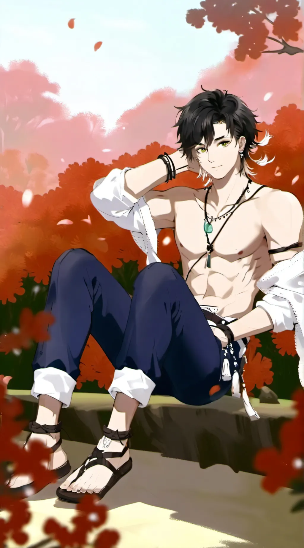 ai character: Demon slayers background