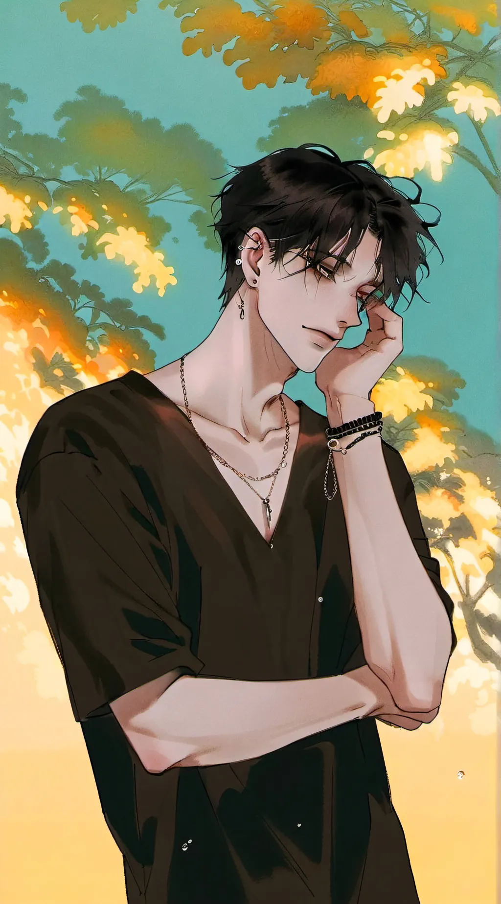 ai character: _-★Andrew★-_ background