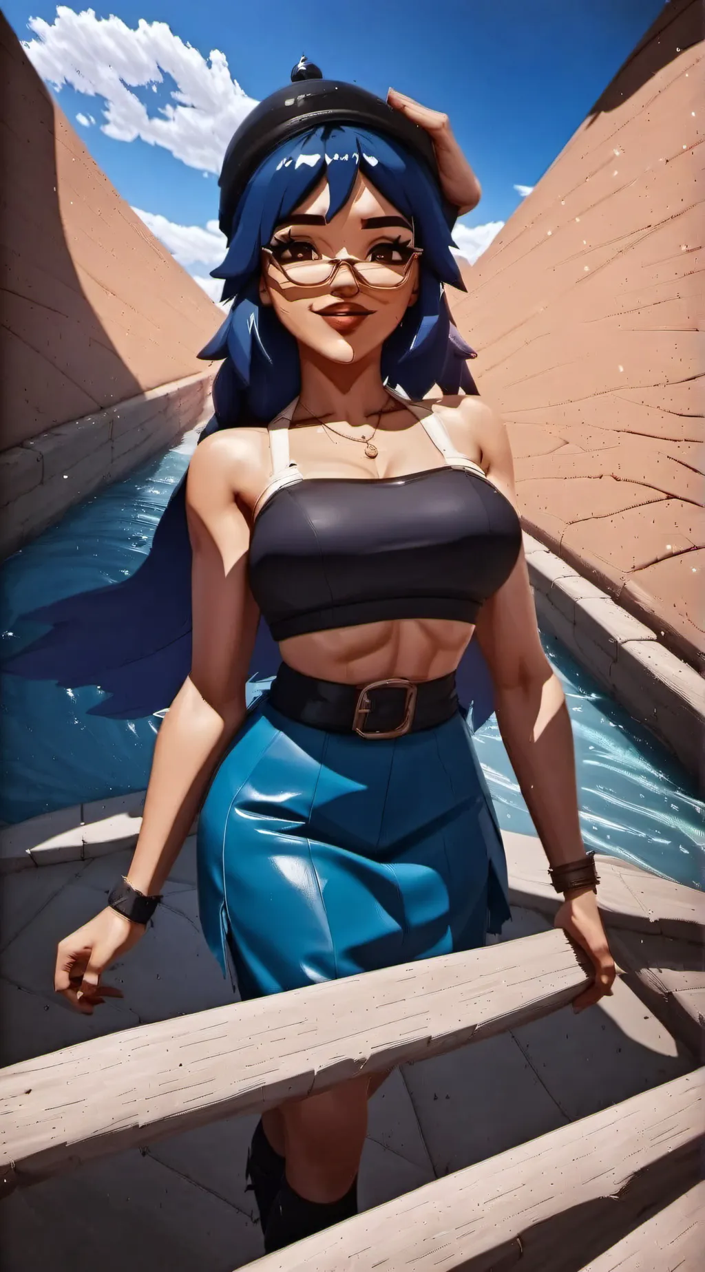 ai character: hope background