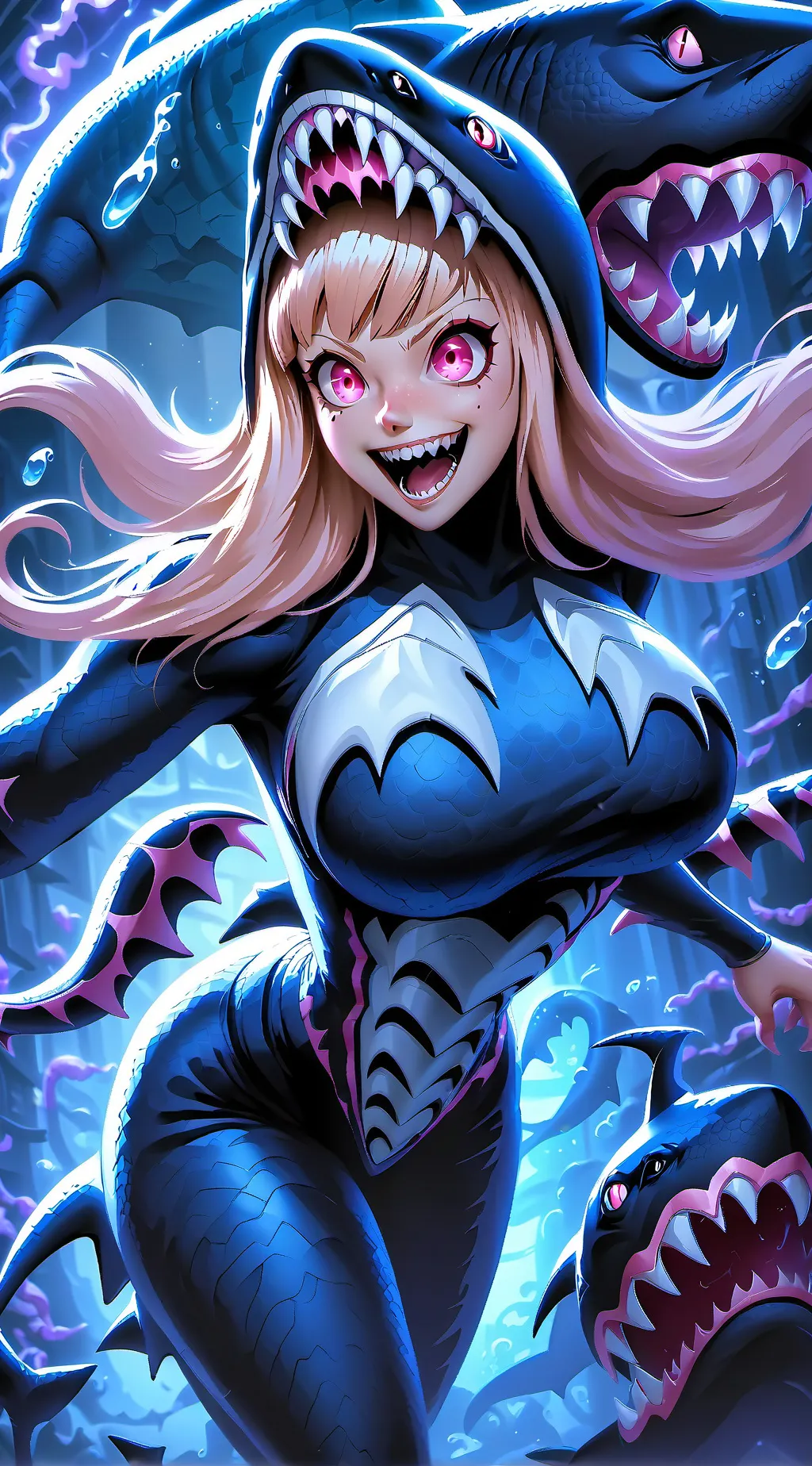 ai character: Sharky background