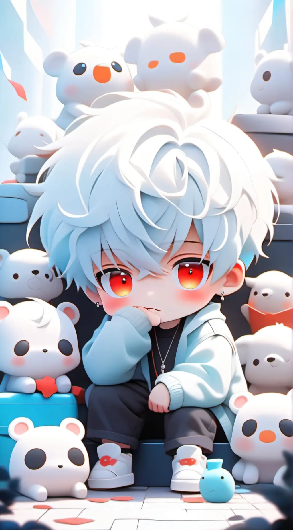 ai character: MJ and Rayden background