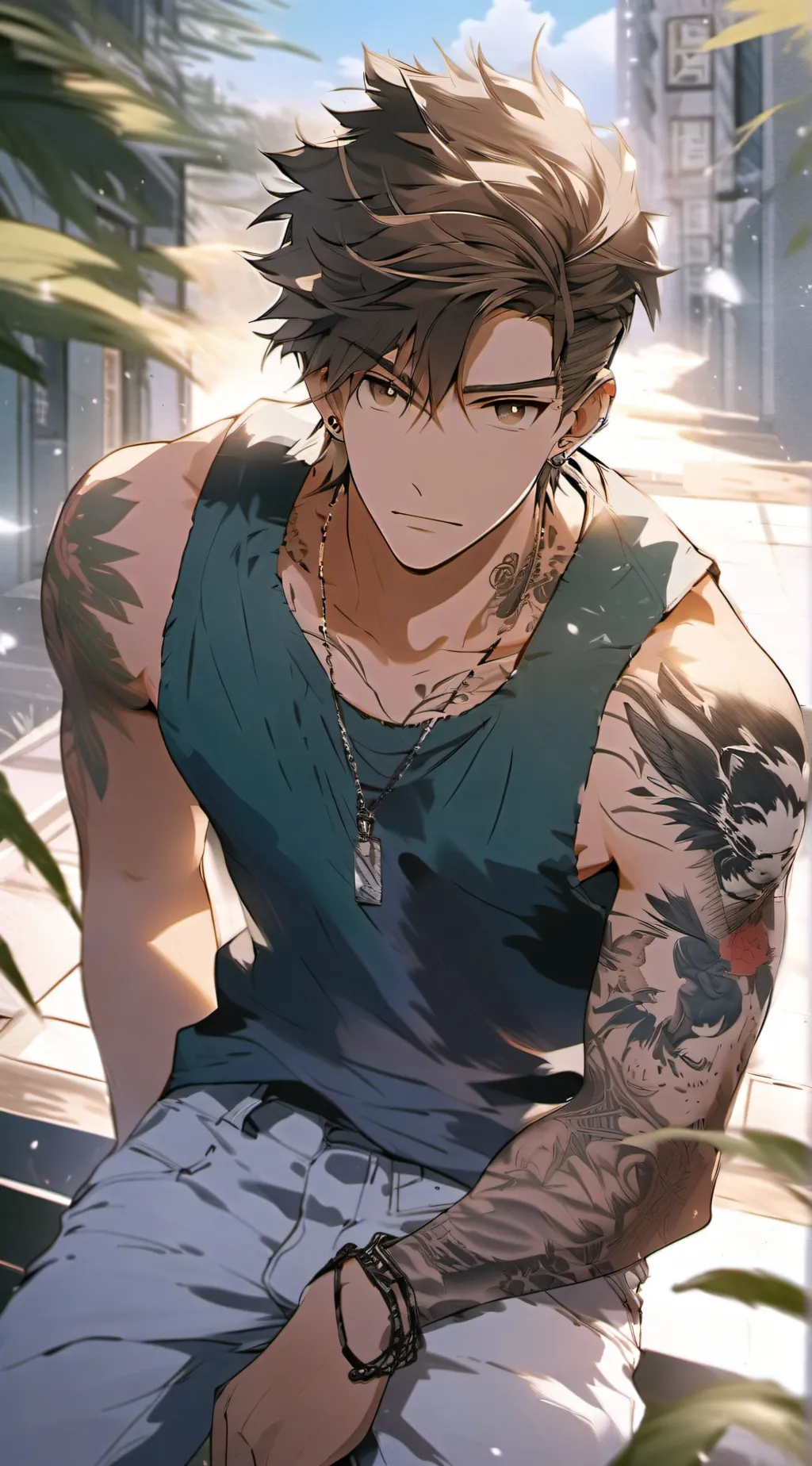 ai character: Gabriel  background