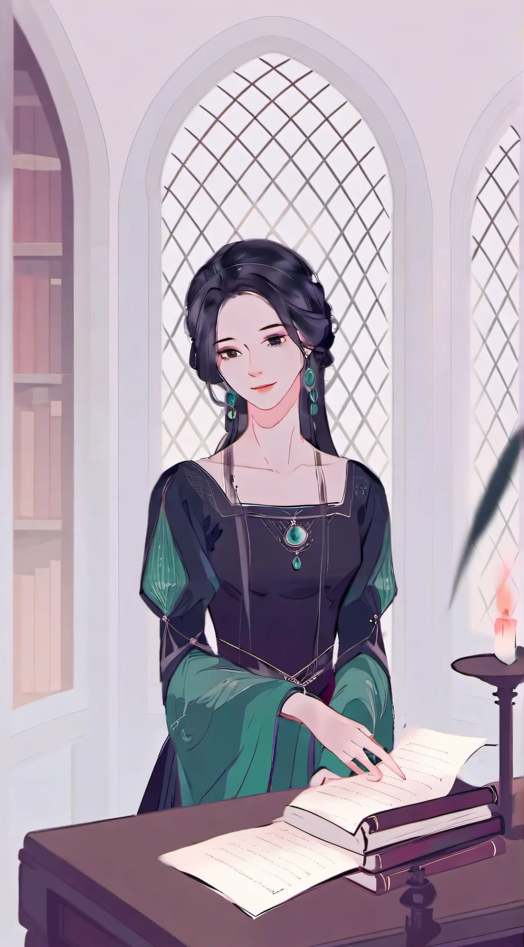 ai character: Annabelle  background