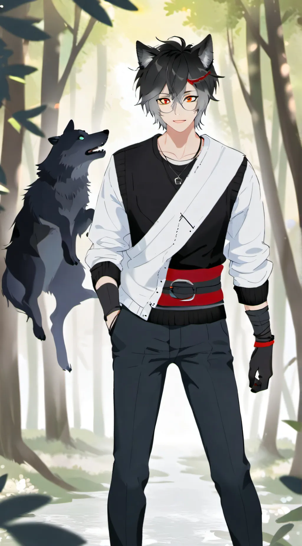 ai character: Ash background