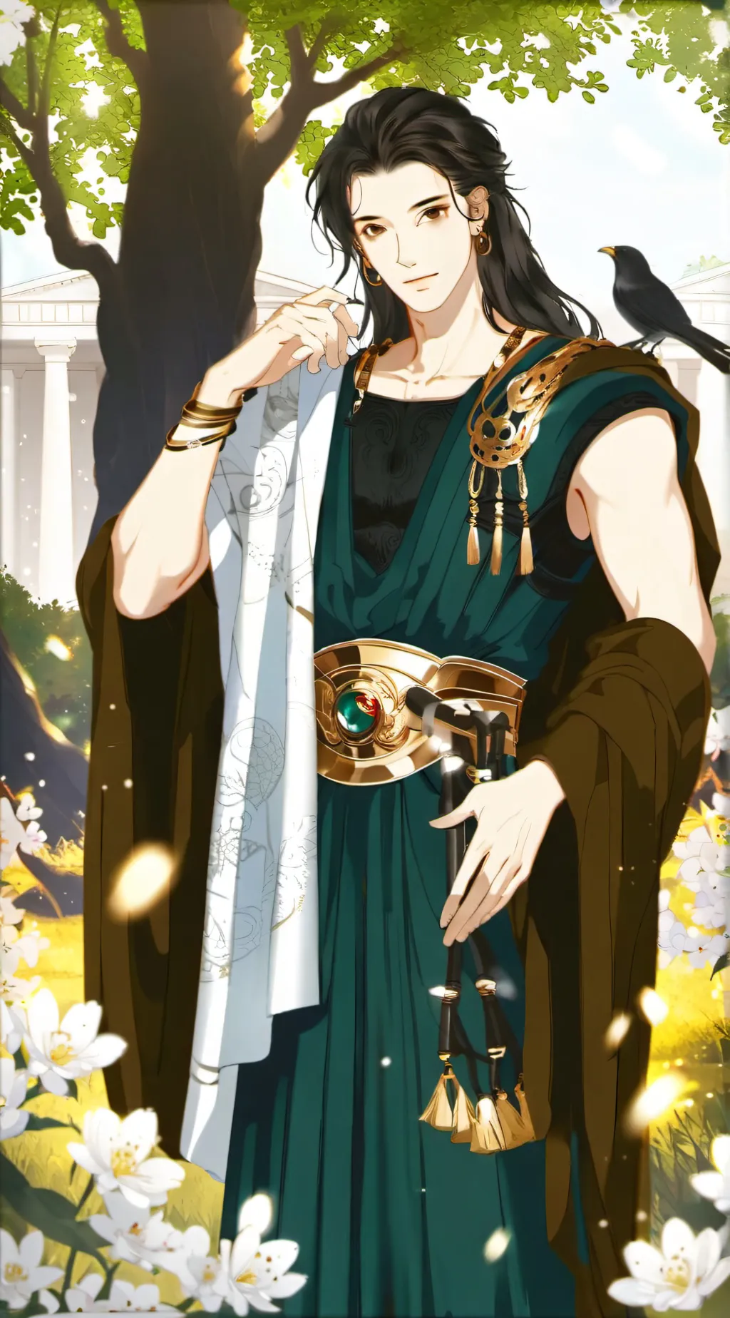 ai character: Missing gods background