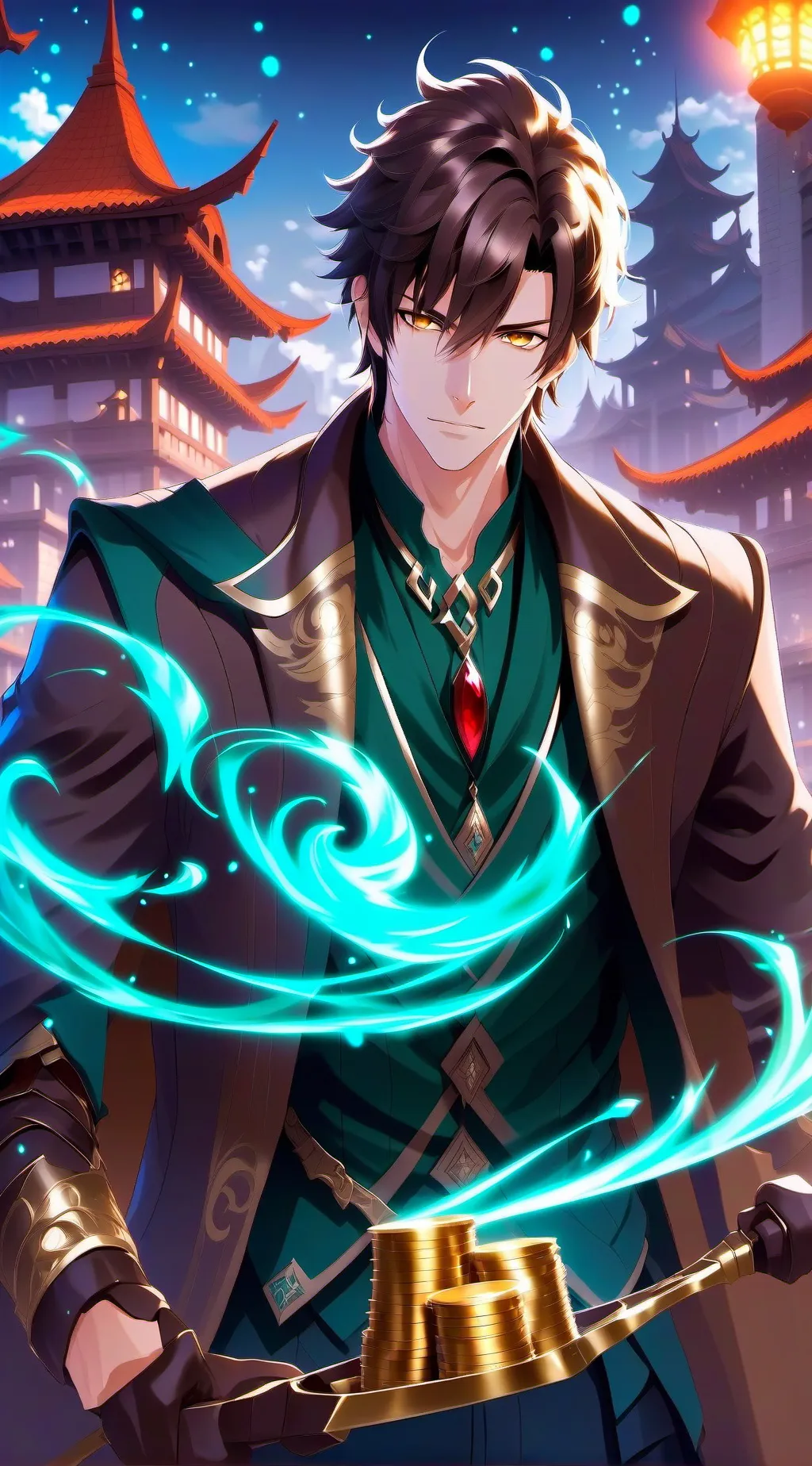 ai character: Leon Dompteur background