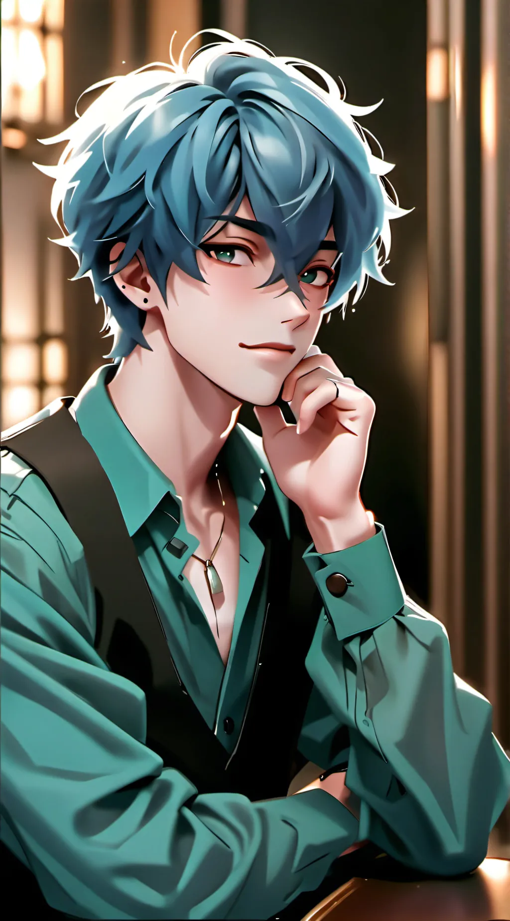 ai character: Hayden  background