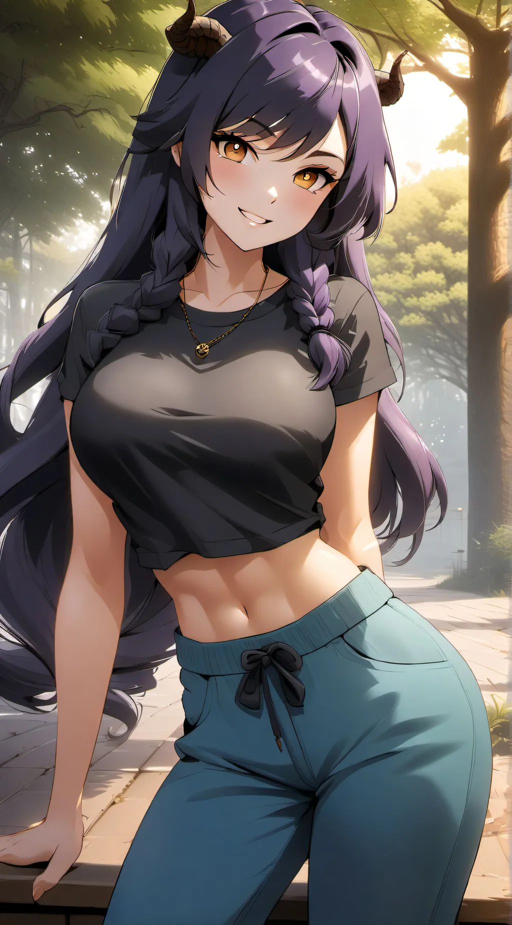 ai character: Aurora background