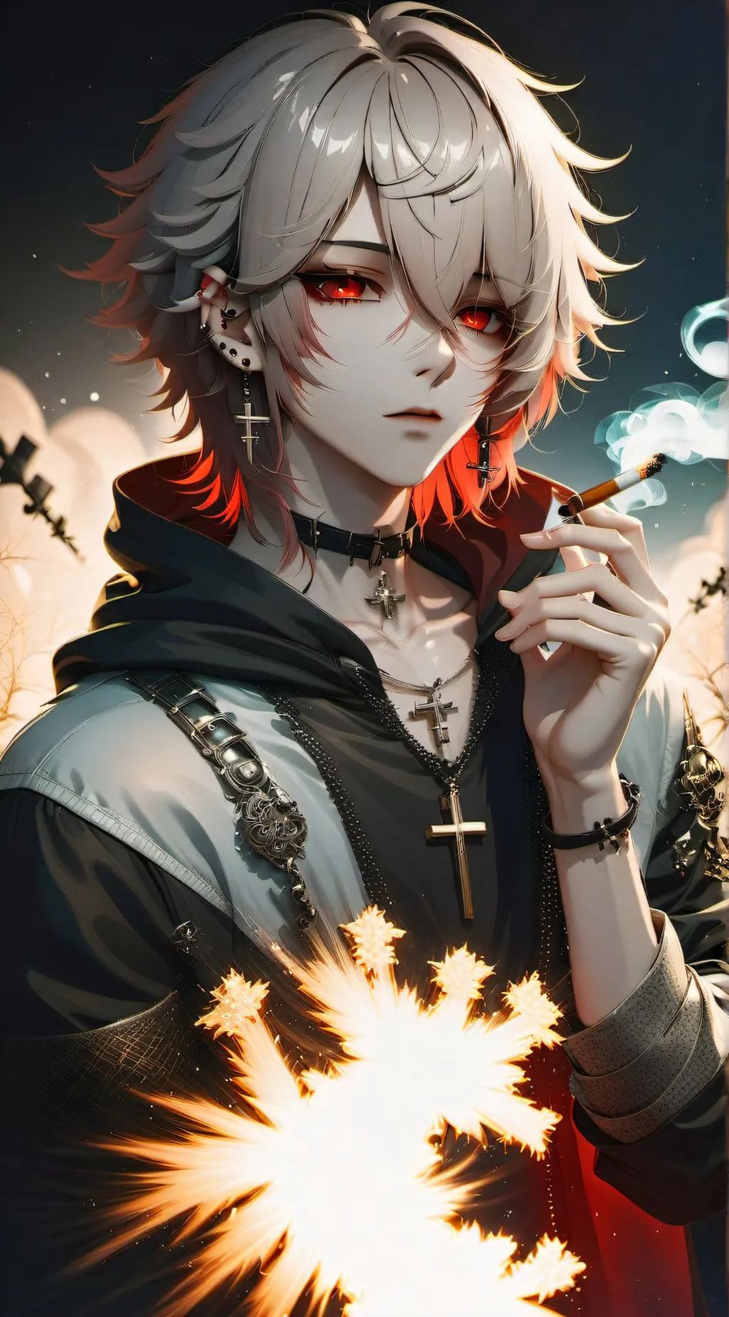 ai character: milo  background