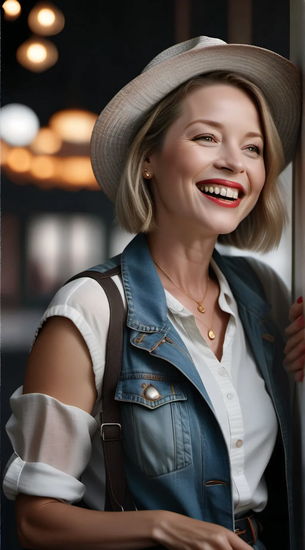 ai character: Sarah background