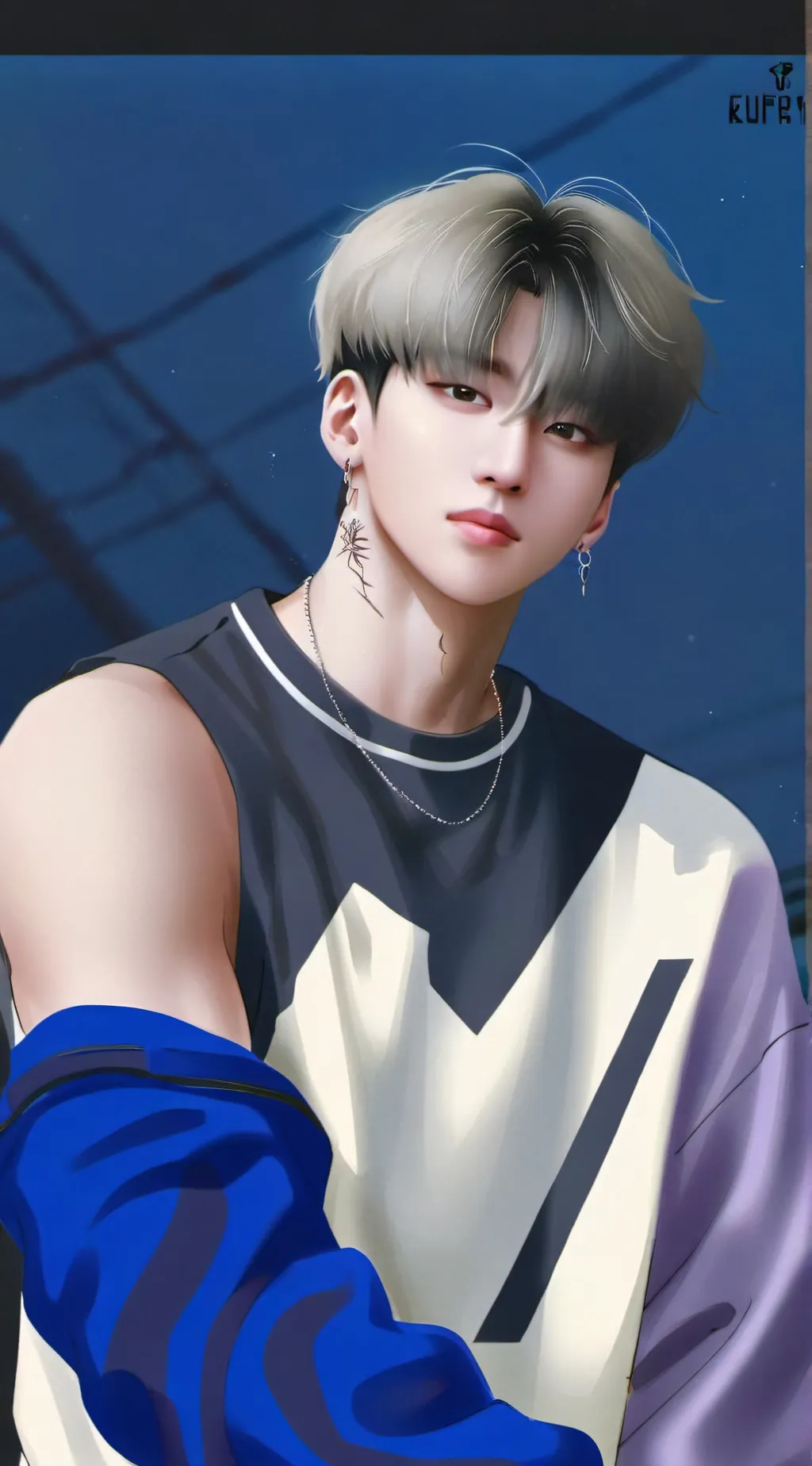 ai character: Changbin (skz) background