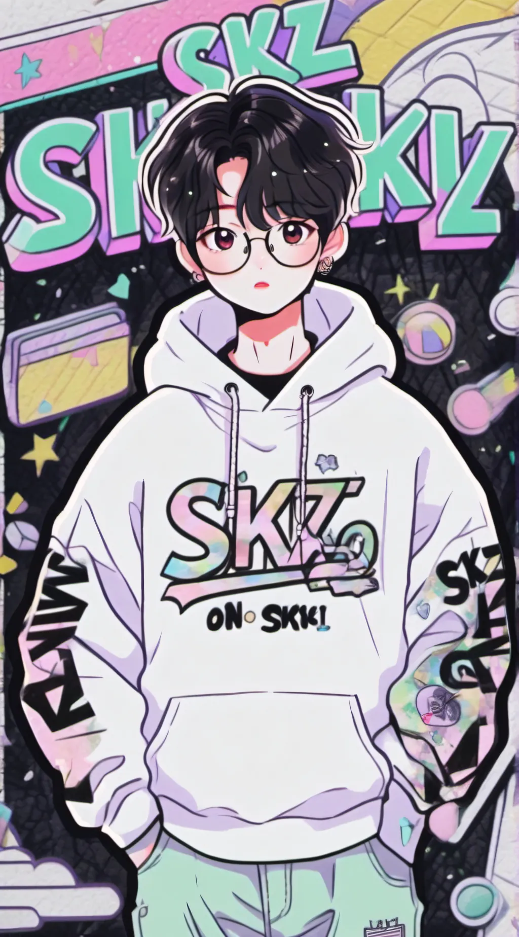 ai character: Skz background