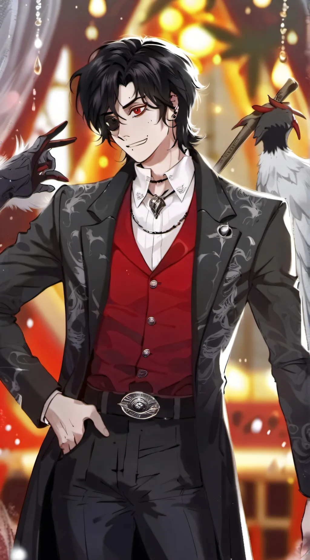 ai character: 🔥Zain🔥 background