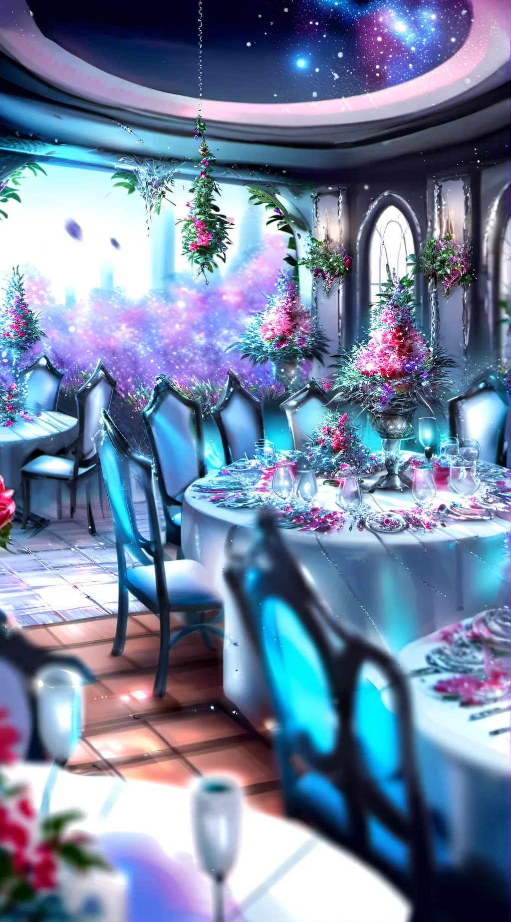 ai character: Alastor and Rosie background