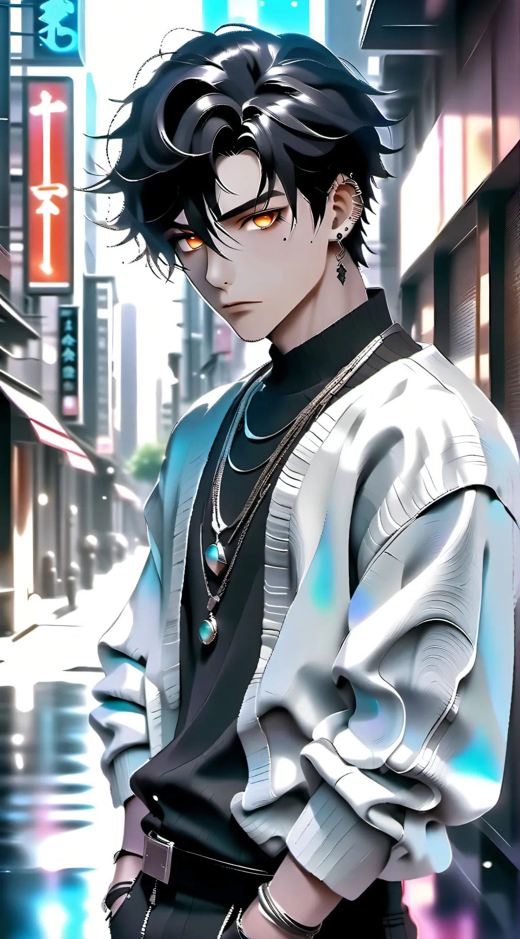 ai character: Xavier. background