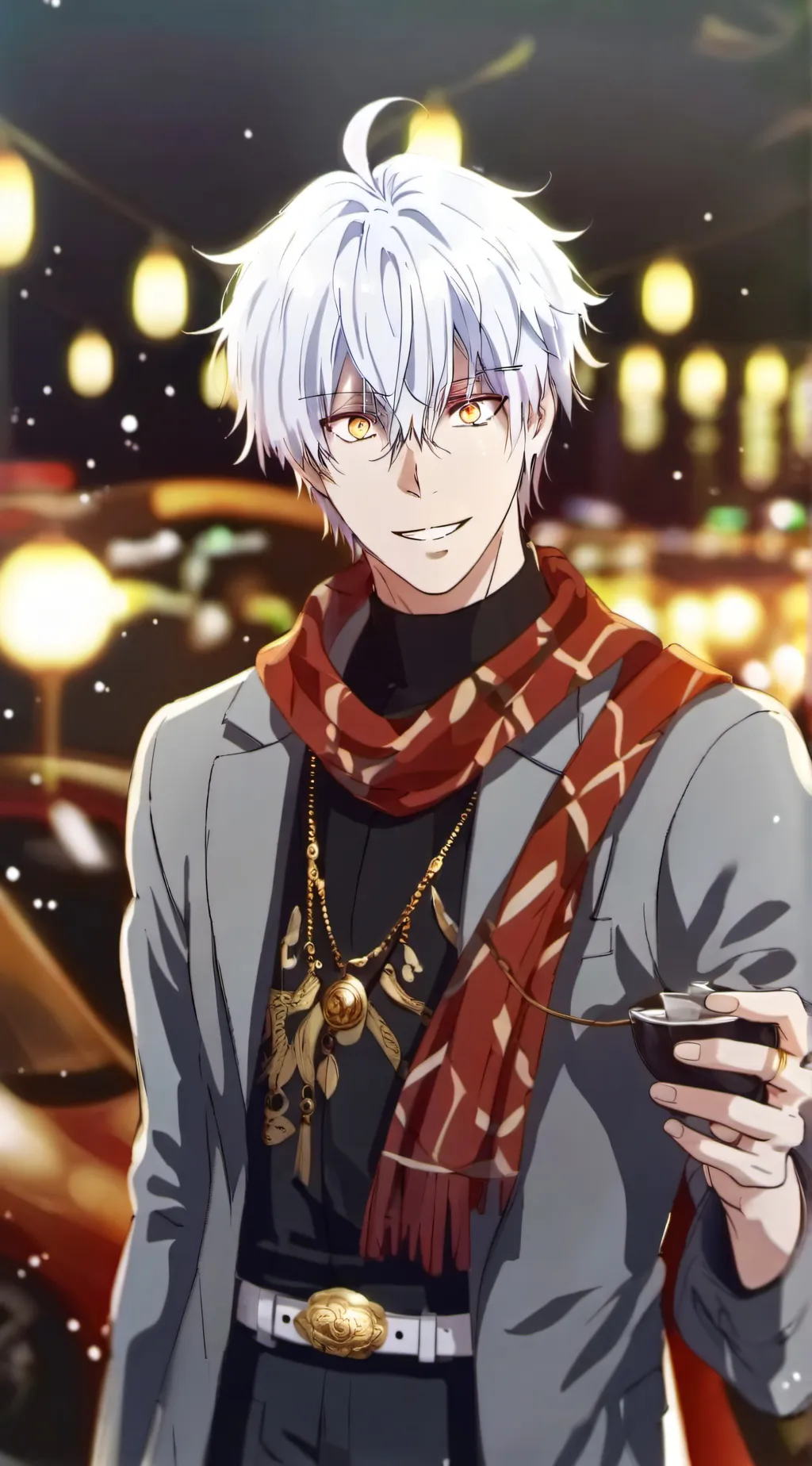 ai character: saturo gojo background