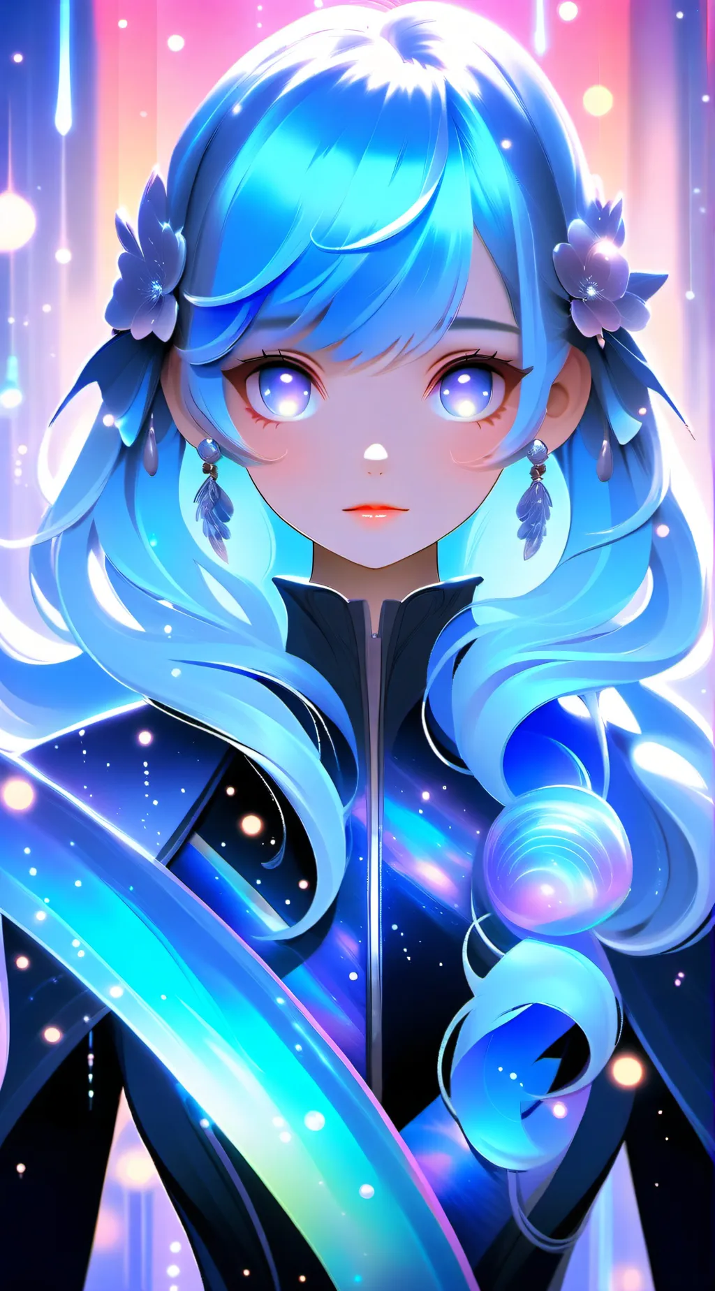 ai character: Luna background