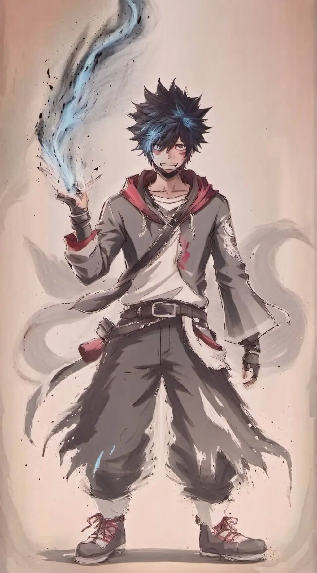 ai character: dabi background