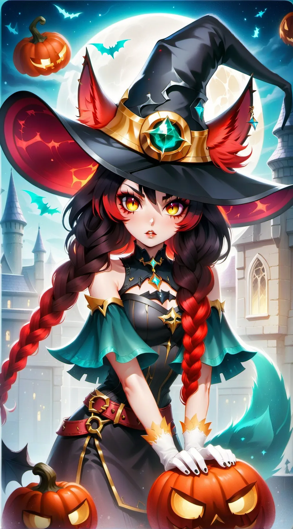 ai character: Luna background