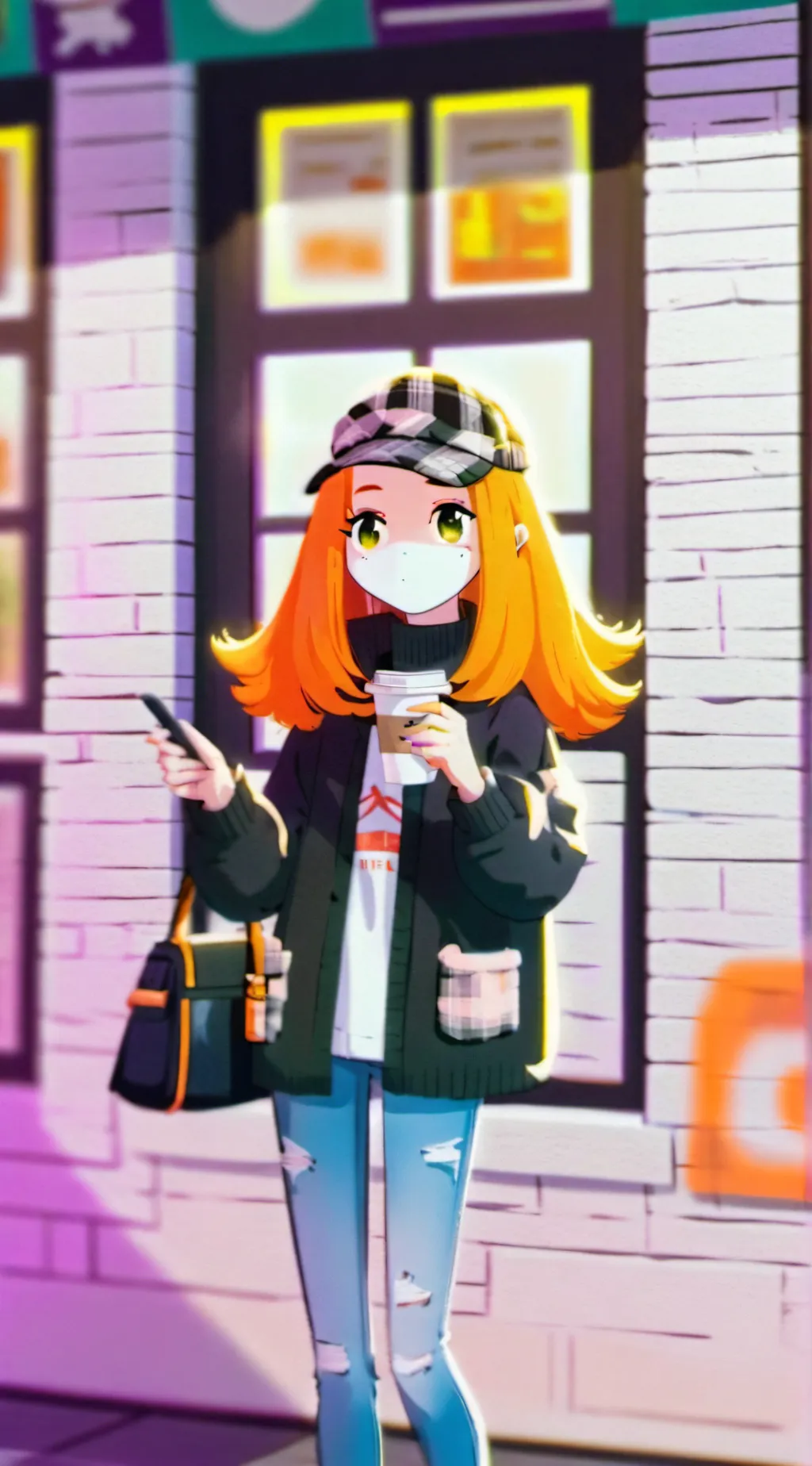 ai character: cutie pie :3 background