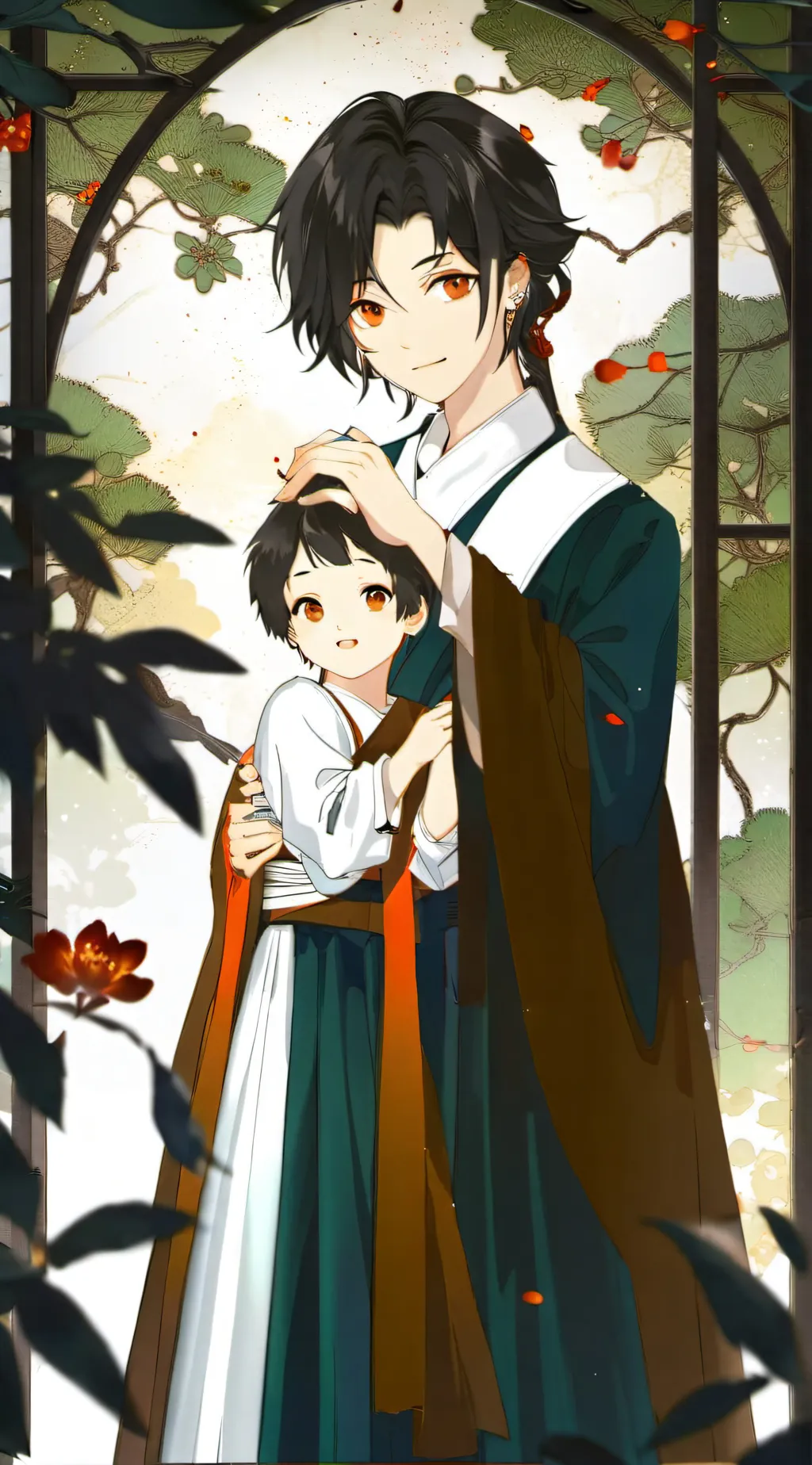 ai character: tanjiro background