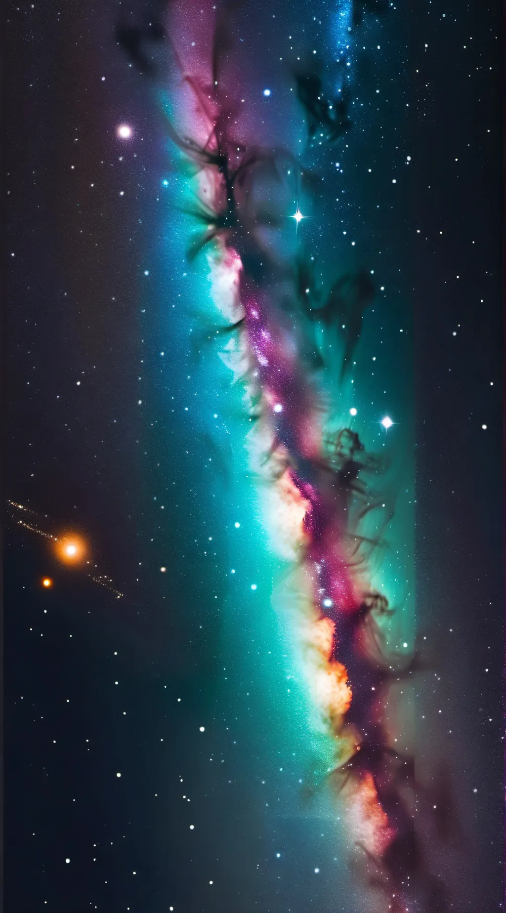 ai character: Ron and Yn fight.. background