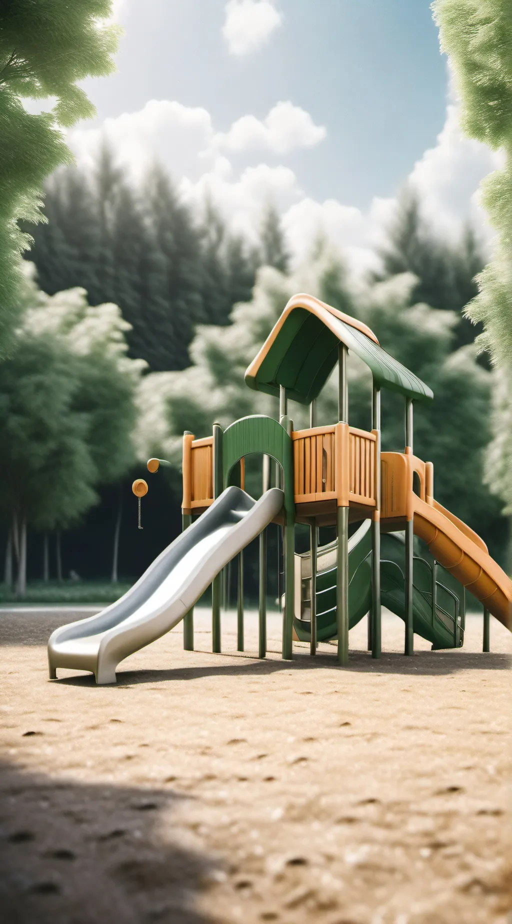 ai character: smiling critters  background