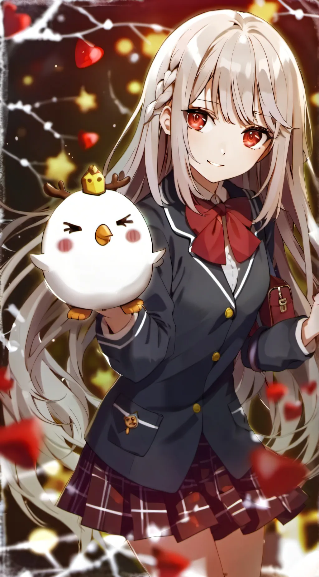 ai character: Emelie  background