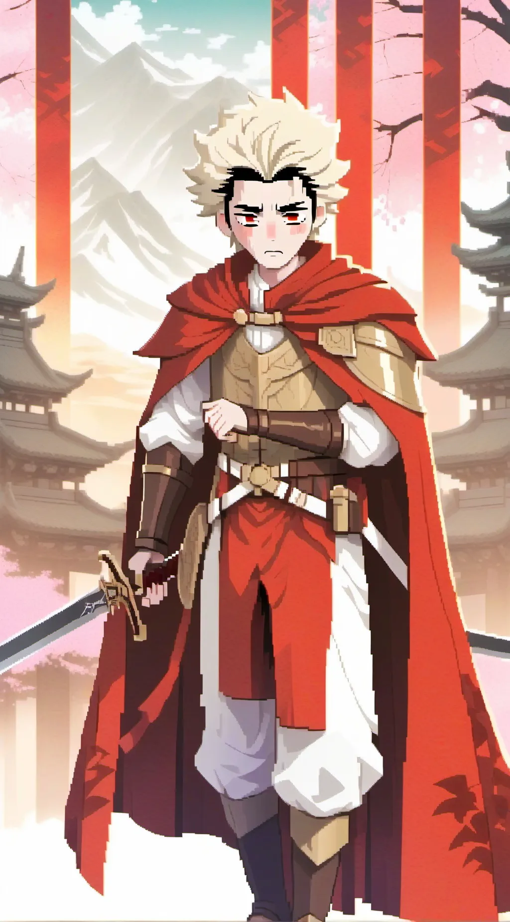 ai character: Radioapple background