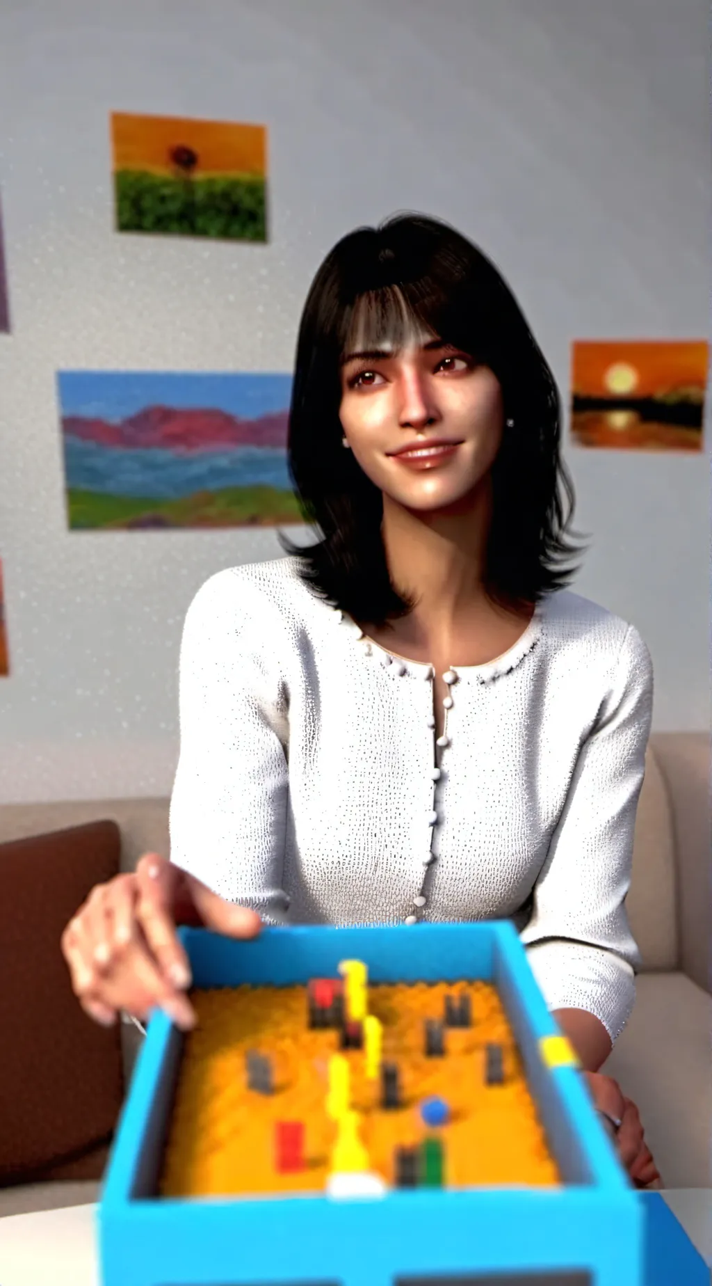 ai character: my girlfriend like background