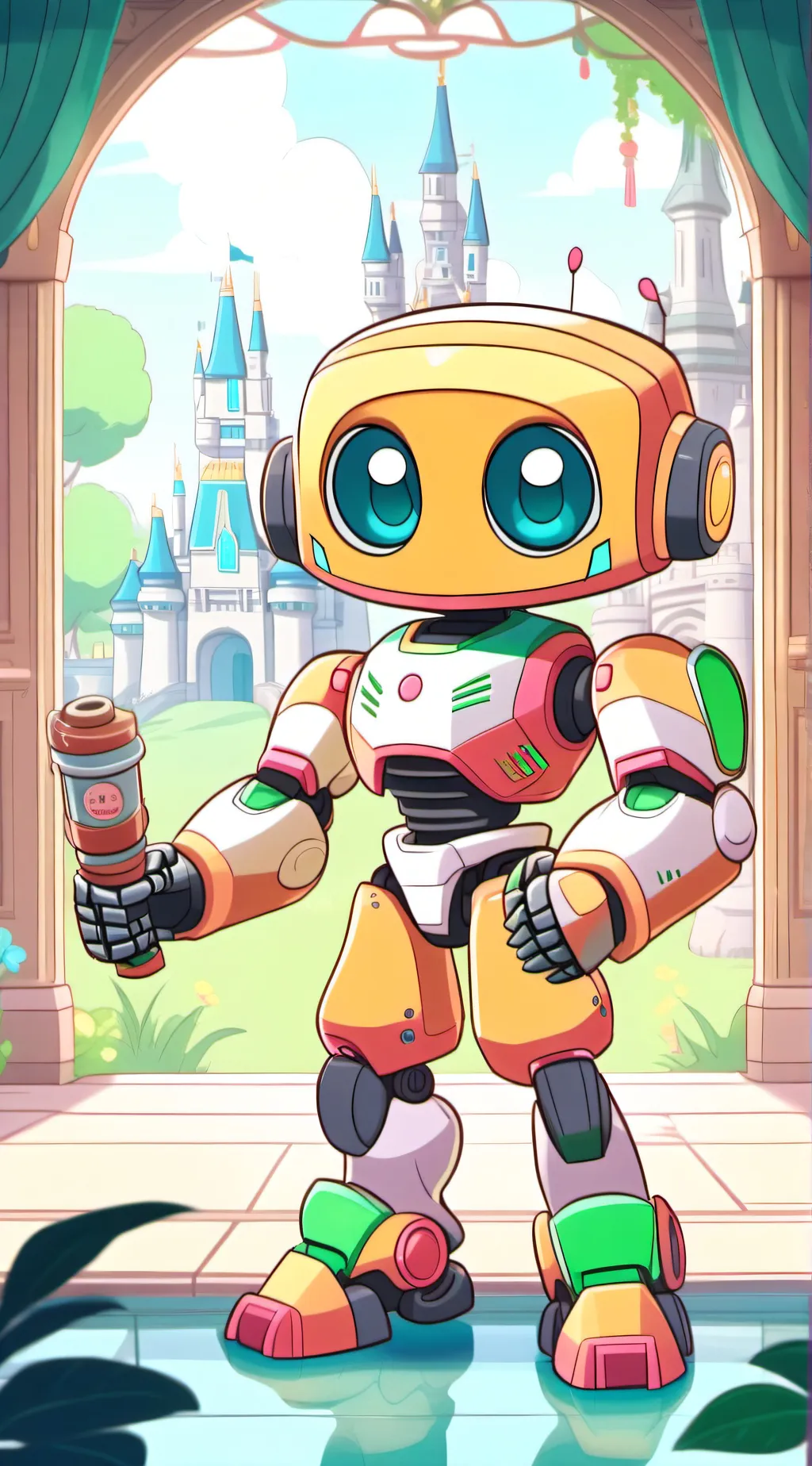 ai character: talkie assistant background