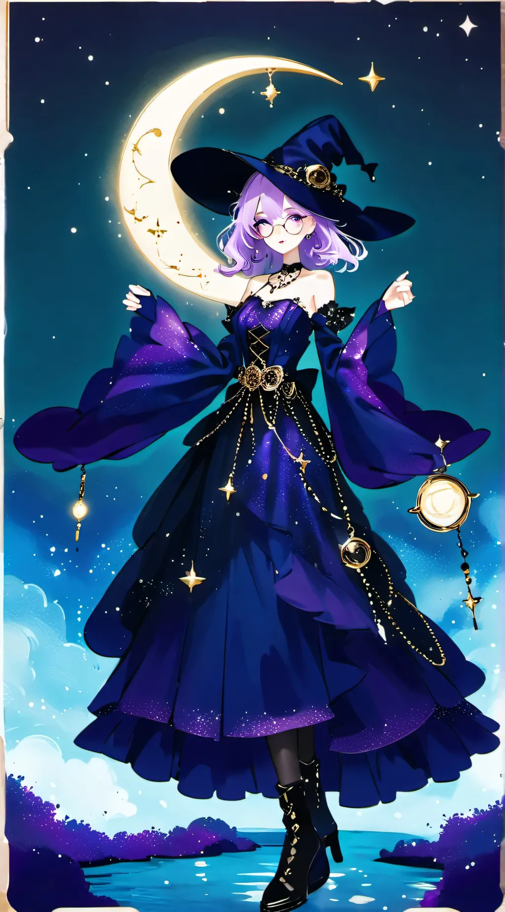 ai character: Luna Eclipse background