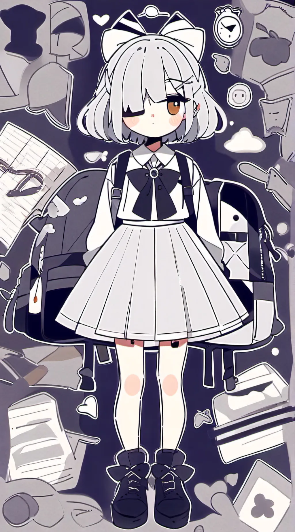 ai character: ♡clarie♡(fpe) background