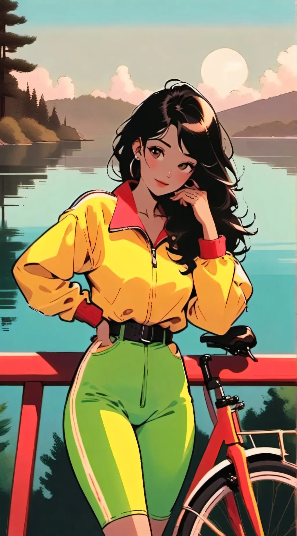 ai character: Melani background