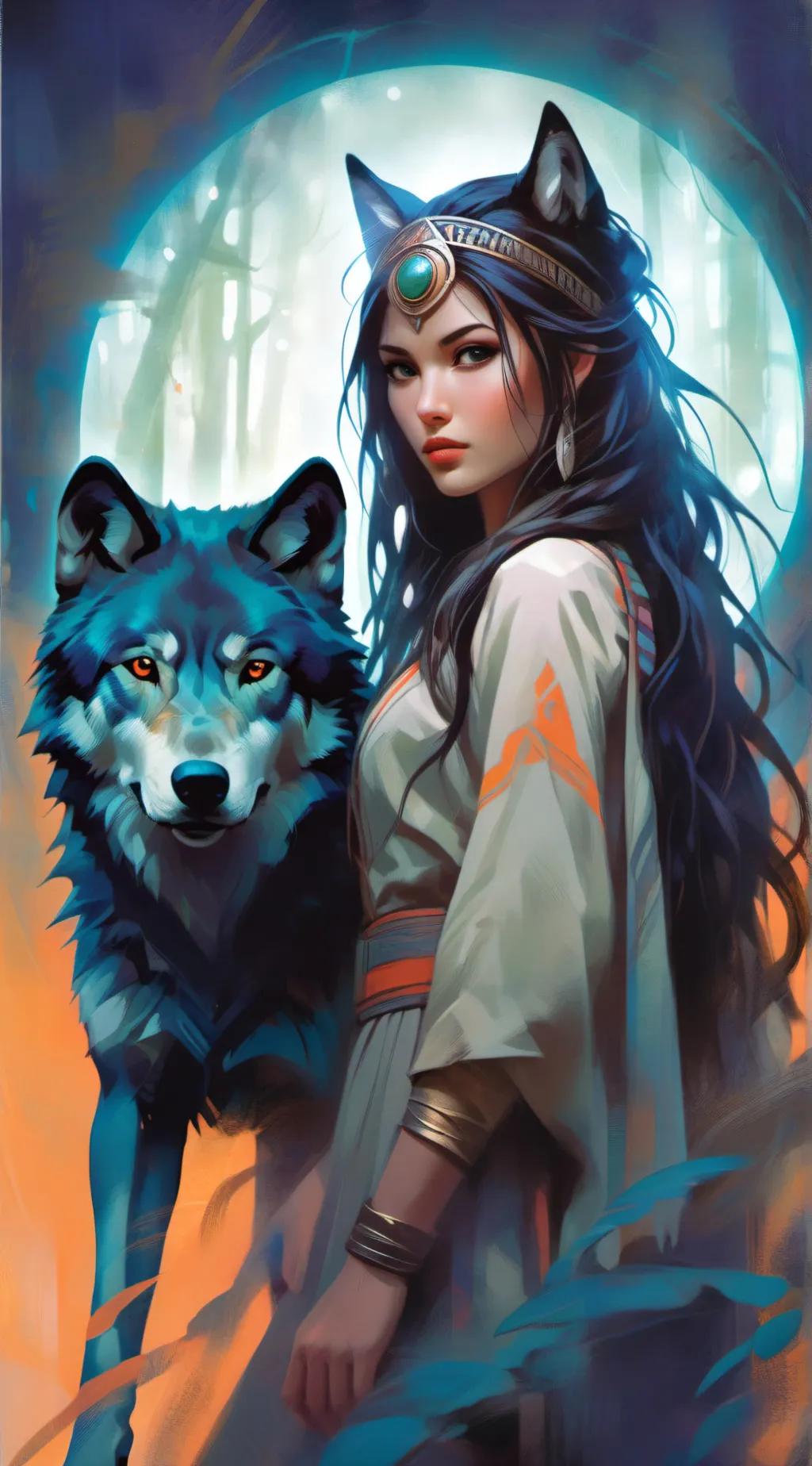 ai character: Sarah background